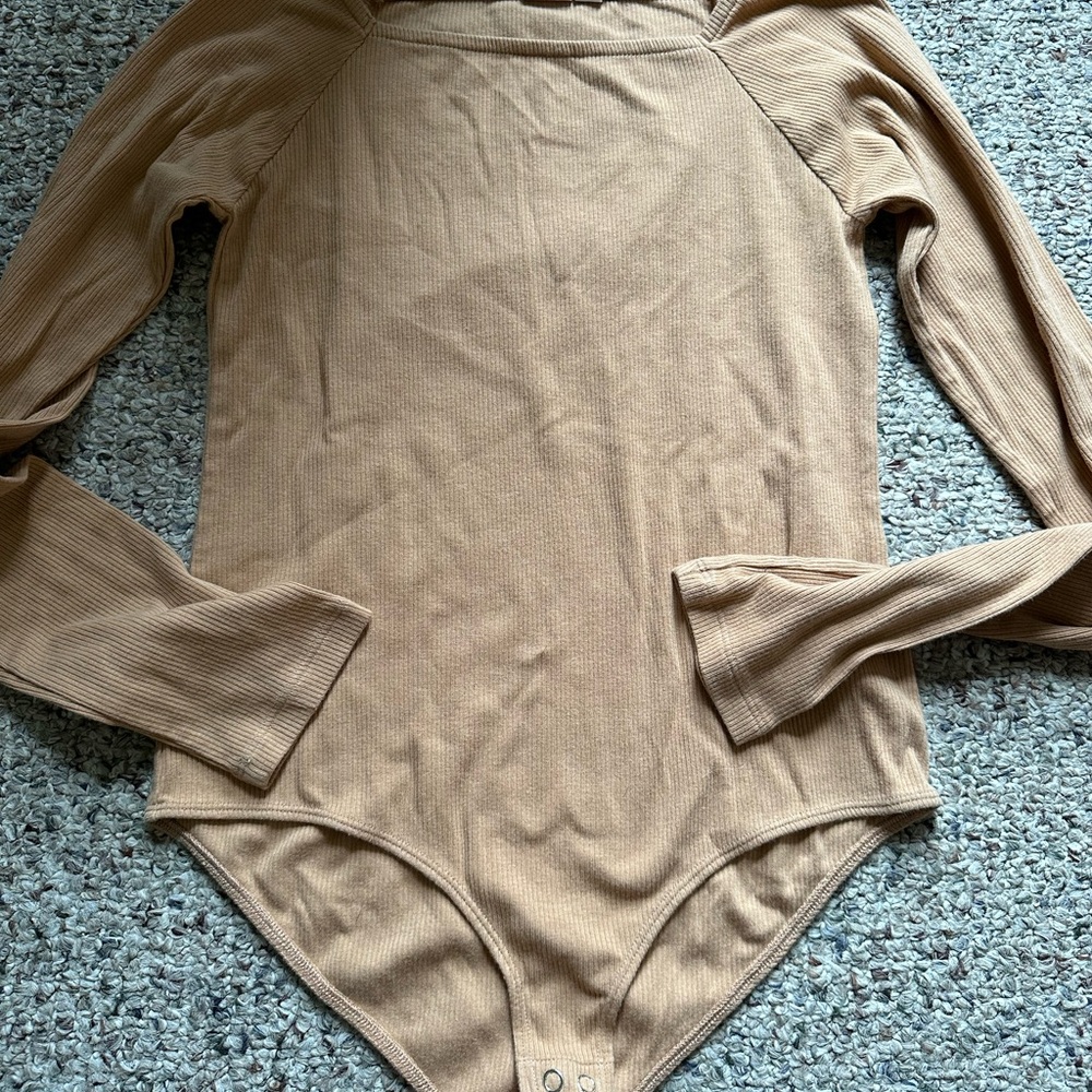 GAP brand tan bodysuit size medium
